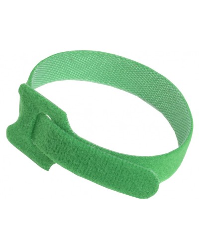 ITK Хомут-липучка ХКл 14х210мм с м/з зеленый (100шт) (HKVG-W14-L210) в Уссурийске Стяжки-хомуты Pintop.ru