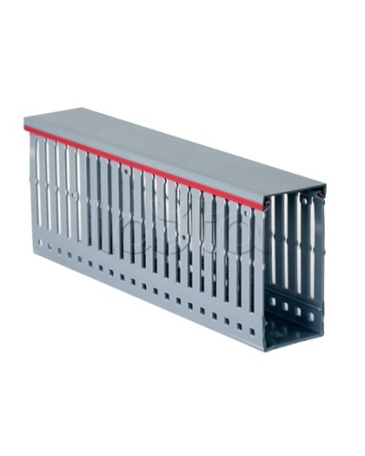 Короб перфорированный, серый RL6 100x60 мм DKC 01140RL в Уссурийске Кабельные лотки Pintop.ru