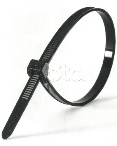 Хомут-стяжка нейлоновый, стандартный P6.6 3.6x140 чёрный DKC 25309 (100 шт/уп) в Уссурийске Стяжки-хомуты Pintop.ru