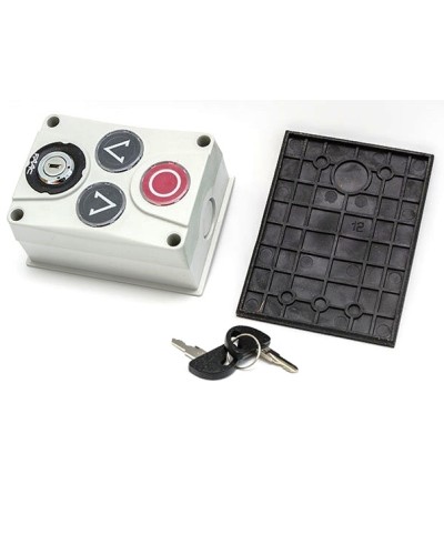 Панель управления 3х кнопочная с ключом Faac 402500 в Уссурийске Устройства радиоуправления для шлагбаумов и автоматики Pintop.ru