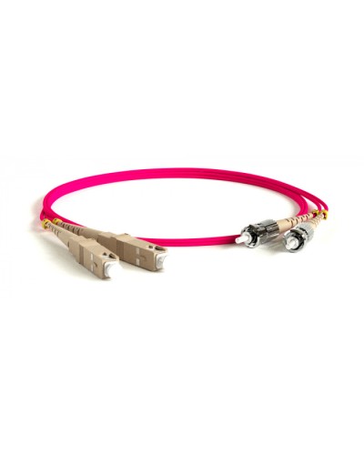 Патч-корд волоконно-оптический Hyperline FC-D2-504-LC/PR-ST/PR-H-30M-LSZH-MG в Уссурийске Патч-корды оптические Pintop.ru