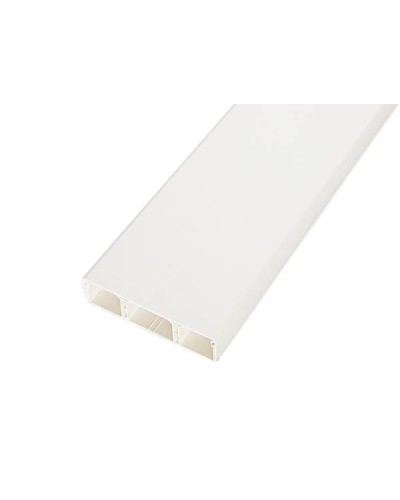 Кабельный канал75x20х2000мм с перегородками (белый) SPL (075001S) в Уссурийске Кабель-канал Pintop.ru