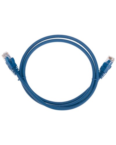 Патч-корд U/UTP, CAT 6, RJ45-RJ45, 26AWG, LSZH, синий, 1м REXANT 02-0294-1 в Уссурийске Патчкорды (медные) Pintop.ru