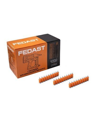 Гвозди 3,0*16 мм для монтажного пистолета с кованым наконечником (1000 шт/уп) FEDAST (fd3016mgbp) в Уссурийске Крепеж: Дюбели, шурупы, саморезы Pintop.ru