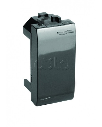 Заглушка чёрная на 1 мод DKC 77616N в Уссурийске Аксессуары для кабель-канала Pintop.ru