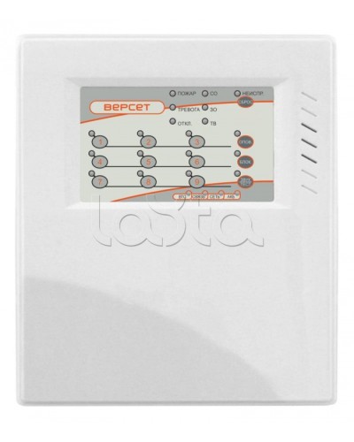 Прибор приемно-контрольный охранно-пожарный ВЕРСЕТ 09 в Уссурийске Приемно-контрольные приборы Pintop.ru