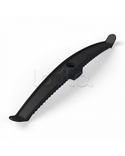 Держатель кабеля двусторонний для прямого монтажа черный (20шт/120шт уп/кор) Промрукав (PR13.0383) в Уссурийске Монтажные материалы Pintop.ru