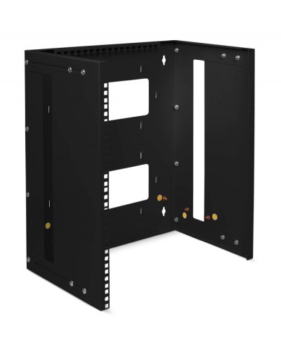 Кронштейн настенный 19 12U, цвет черный Cabeus NC-12U-BK в Уссурийске Аксессуары для стоек и шкафов Pintop.ru