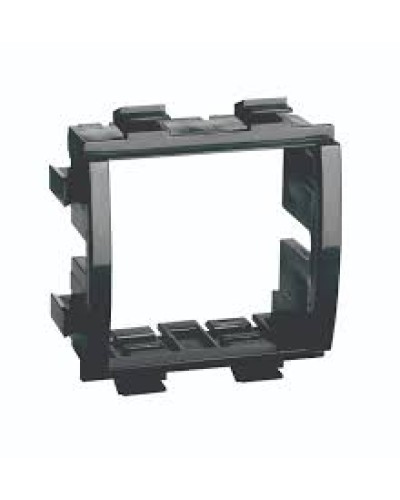 Каркас под 2 модуля Brava, чёрный DKC (F0000MB) в Уссурийске Блоки розеток Pintop.ru
