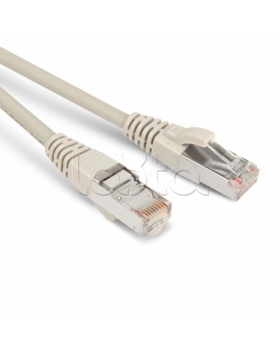 Патч-корд RJ45-RJ45, 4 пары, STP, кат.5е, LSZH (5м) Hyperline PC-LPM-STP-RJ45-RJ45-C5e-5M-LSZH-GY в Уссурийске Патчкорды (медные) Pintop.ru