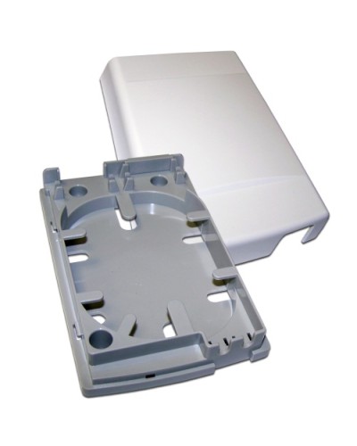 Коробка оптическая на 4 адаптера SC, пластик LANMASTER LAN-HCS-FOMB4 в Уссурийске Распределительные коробки Pintop.ru