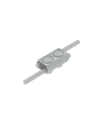 Параллельный соединитель прутка Ø 5-8 мм CU КМ-Профиль (PS-D5-8 CU) в Уссурийске Монтажные материалы Pintop.ru