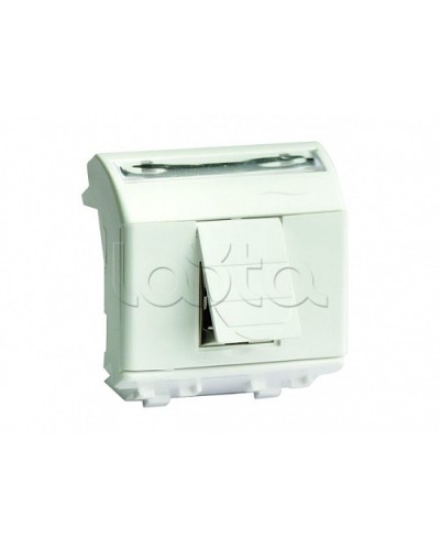 Ком.роз. RJ45 кат.6 экран., 8P8C, Brava, белая, 2мод DKC 76669B в Уссурийске Крепежные изделия Pintop.ru