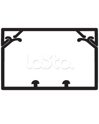 Кабель-канал 80x40 с крышкой с направляющими для установки разделителей TA-GN DKC 01781 в Уссурийске Кабель-канал Pintop.ru