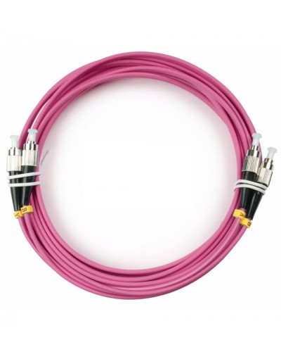 Шнур оптический duplex FC-FC 50/125 mm OM4 5м LSZH в Уссурийске Патч-корды оптические Pintop.ru
