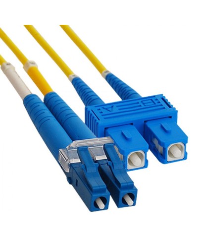 Патч-корд оптический переходной (SM), 9/125 (OS2), LC/UPC-SC/UPC, (Duplex), LSZH, 2м REXANT 50-2410 в Уссурийске Патч-корды оптические Pintop.ru