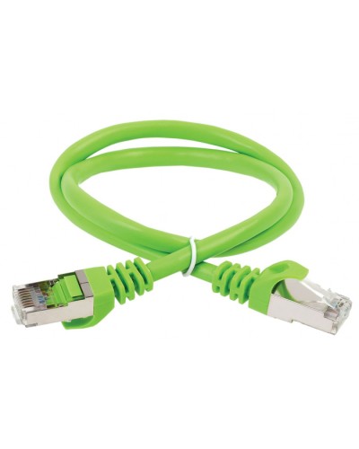 ITK Коммутационный шнур (патч-корд), кат.5Е FTP, 0,5м, зеленый (PC02-C5EF-05M) в Уссурийске Патч-корды и пигтейлы Pintop.ru