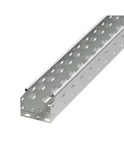 Лоток перфорированный 100х80 L2000, горячеоцинкованный DKC 35312HDZ в Уссурийске Кабельные лотки Pintop.ru
