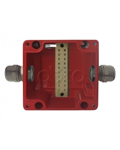 Коробка соединительная Магнито-контакт МКС 2ВК «МОРОЗ» цвет красный, с датчиком вскрытия корпуса (тампером), IP66/IP68 в Уссурийске Распределительные коробки Pintop.ru