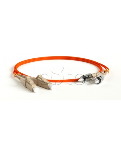 Патч-корд волоконно-оптический Hyperline FC-D2-62-LC/PR-ST/PR-H-5M-LSZH-OR в Уссурийске Патч-корды оптические Pintop.ru