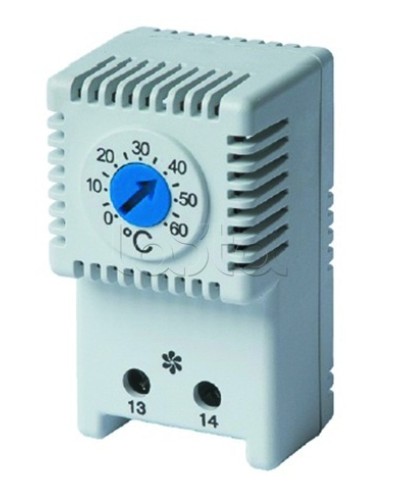 Термостат, NO контакт, диапазон температур: 0-60 °C DKC R5THV2 в Уссурийске Аксессуары для стоек и шкафов Pintop.ru