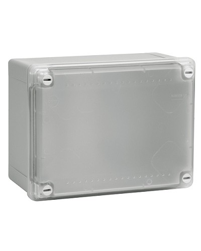 Коробка ответвит. с гладкими стенками, прозрачная, IP56, 240х190х90 мм DKC 54220 в Уссурийске Распределительные коробки Pintop.ru