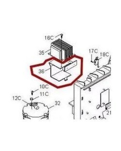 Кронштейн крепления аккумуляторов BX-P Came 119RIBX036 в Уссурийске Запчасти для шлагбаумов и автоматики Pintop.ru