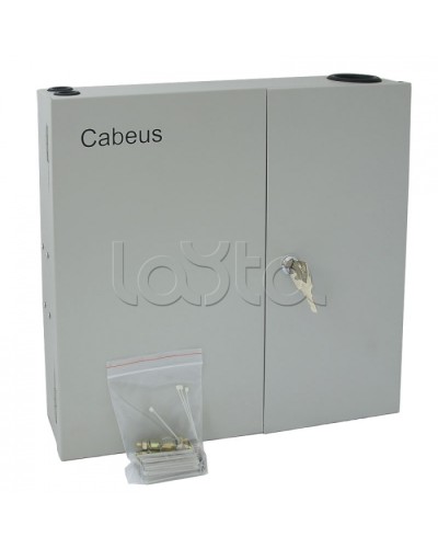 Бокс оптический настенный 19 на 16 SC/2xLC портов Cabeus FO-WL-16SC-K в Уссурийске Кросс оптический Pintop.ru