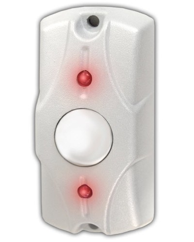 Олевс ЦИКЛОП Кнопка выхода серебристый металлик в Уссурийске Электромагнитные замки Pintop.ru