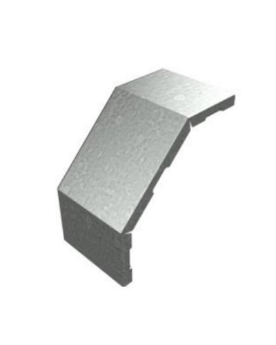 Крышка угла вертикального внешнего 90° 500х15 (0,7) для лестничного лотка ПожТехКабель (651-404) в Уссурийске Кабельные лотки Pintop.ru