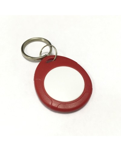 Брелок IronLogic IL-07MRW, с кольцом, красный + белый в Уссурийске Оптовые идентификаторы Pintop.ru