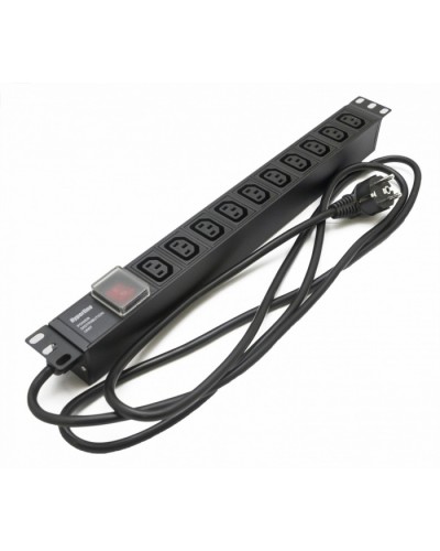 Блок розеток Hyperline SHE19-10IEC-S-2.5EU в Уссурийске Блоки розеток Pintop.ru