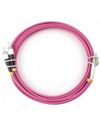 Шнур оптический duplex LC-FC 50/125 mm OM4 20м LSZH Cabeus FOP-50-OM4-LC-FC-20m в Уссурийске Патч-корды оптические Pintop.ru