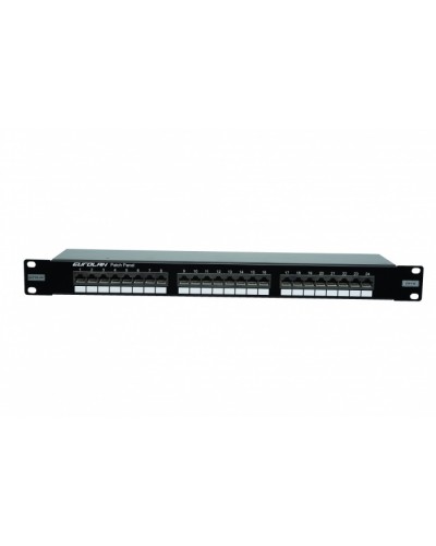 Патчпанель 19, 24xRJ45, FTP, Кат. 6 Eurolan (27B-F6-24BL) в Уссурийске Патч панель Pintop.ru