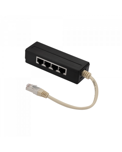 Y-адаптер, 4 параллельных порта, горизонтальный TWT (TWT-Y-1P4H) в Уссурийске Проходные адаптеры RJ-45 и разветвители Pintop.ru