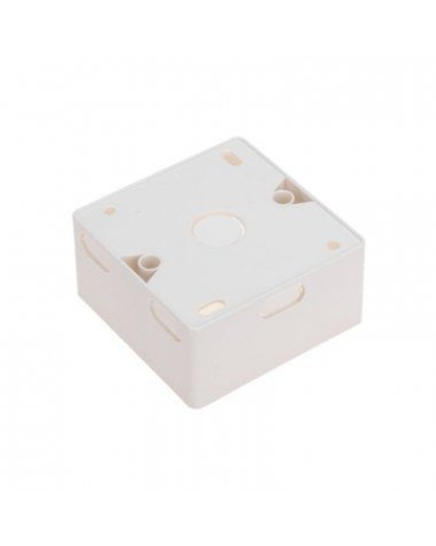 Короб накладной для лицевых панелей 80х80 под 2 модуля 45х22,5 Mosaic 03-0126 в Уссурийске Распределительные коробки Pintop.ru