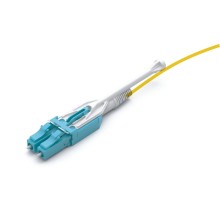 Патч-корд оптический дуплексный, LC-LC, для панелей высокой плотности, OM4, LSZH, 5 м, розовый LANMASTER LAN-2LC-2LC/OM4H-5.0