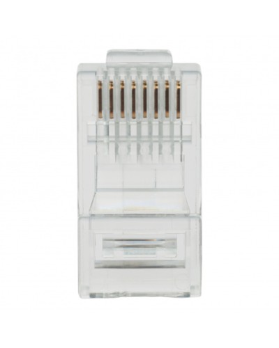Коннектор (вилка) UTP кат.6 8P8C универсальная, 15U, 3 зубца, упак 100 шт Datarex DR-3003 в Уссурийске Коннекторы Pintop.ru