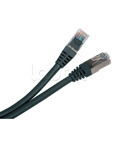 Патч-корд экранированный Hyperline PC-LPM-STP-RJ45-RJ45-C5e-1.5M-LSZH-BK в Уссурийске Патчкорды (медные) Pintop.ru