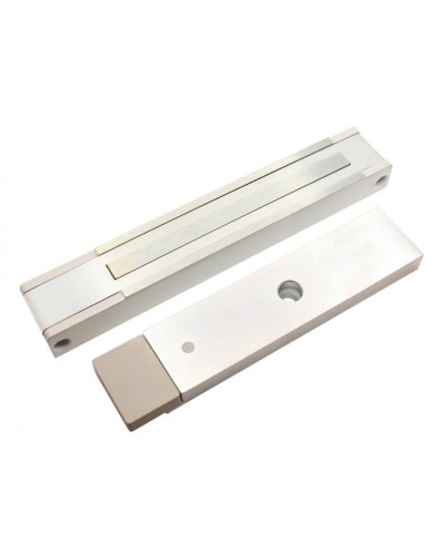 Электромагнитный замок с датчиком состояния двери ALeko ALM-300P (12В белый) в Уссурийске Электромагнитные замки Pintop.ru