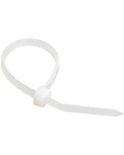 Стяжка 100x2,5 мм нейлоновая, белая IEK UHH31-D025-100-100 в Уссурийске Стяжки-хомуты Pintop.ru