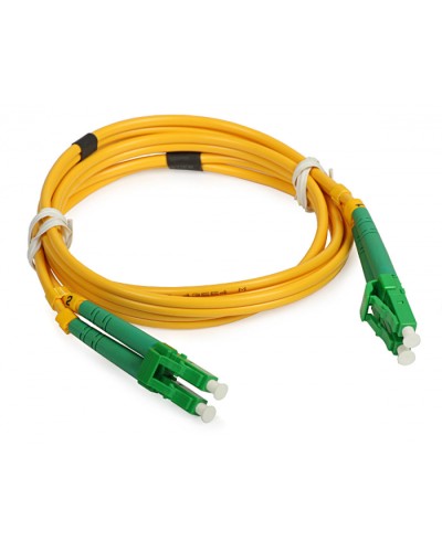 Шнур оптический duplex LC/APC-LC/APC 9/125 sm 25м LSZH Cabeus FOP(d)-9-LC/APC-LC/APC-25m в Уссурийске Патч-корды оптические Pintop.ru