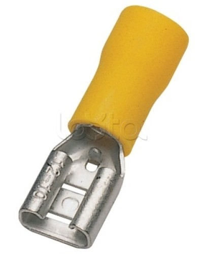 Клемма плоская изолированная 4-6 мм² (КПИ гнездо - 7.4мм) (100шт/уп) REXANT 08-0451 в Уссурийске Клеммные колодки Pintop.ru