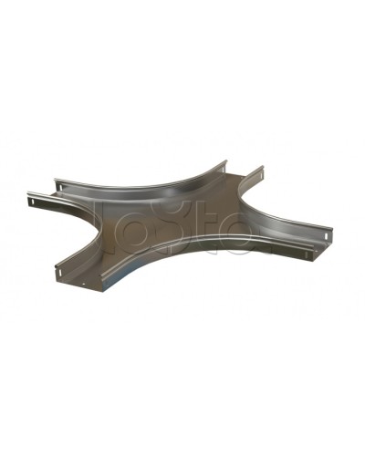 Ответвитель X-образный горизонтальный плавный Hyperline RST-CXS-600-80-0,8-R100-SZ в Уссурийске Аксессуары для кабель-канала Pintop.ru