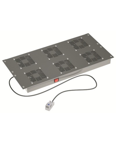 Потолочный вентиляторный модуль, с термостатом 4 вент. для крыши Ш= 600мм DKC R5VSIT6004FT в Уссурийске Вентиляторные модули Pintop.ru