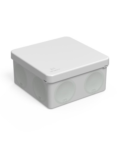 Коробка распред. 60-0300м двухкомп. безгалогенная (HF) 100х100х50 (8шт/уп) Промрукав (60-0300м) в Уссурийске Распределительные коробки Pintop.ru