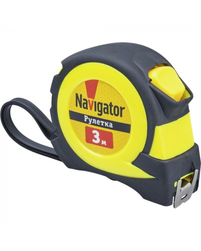 Рулетка Navigator 80 259 NMT-Ru02-A-3-16 (автостоп, 3 м*16 мм) в Уссурийске Аксессуары для кабель-канала Pintop.ru