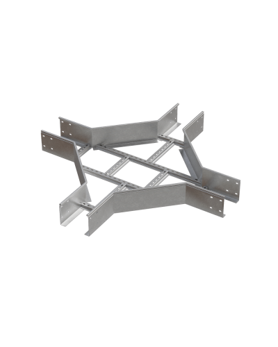 Х-разветвитель лестничный 150х500х1,5 мм HD N КМ-профиль (LXD150-500-1.5 HD N) в Уссурийске Аксессуары для лотков Pintop.ru