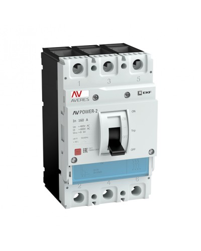 Автоматический выключатель AV POWER-2/3 225А 80kA TR EKF AVERES (mccb-23-225H-TR-av) в Уссурийске Электротехническое оборудование Pintop.ru