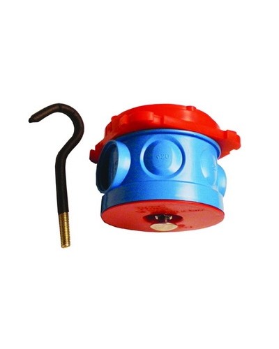 Коробка потолочная с крюком для заливки в бетон, д.70х136мм DKC 59385 в Уссурийске Аксессуары для кабель-канала Pintop.ru